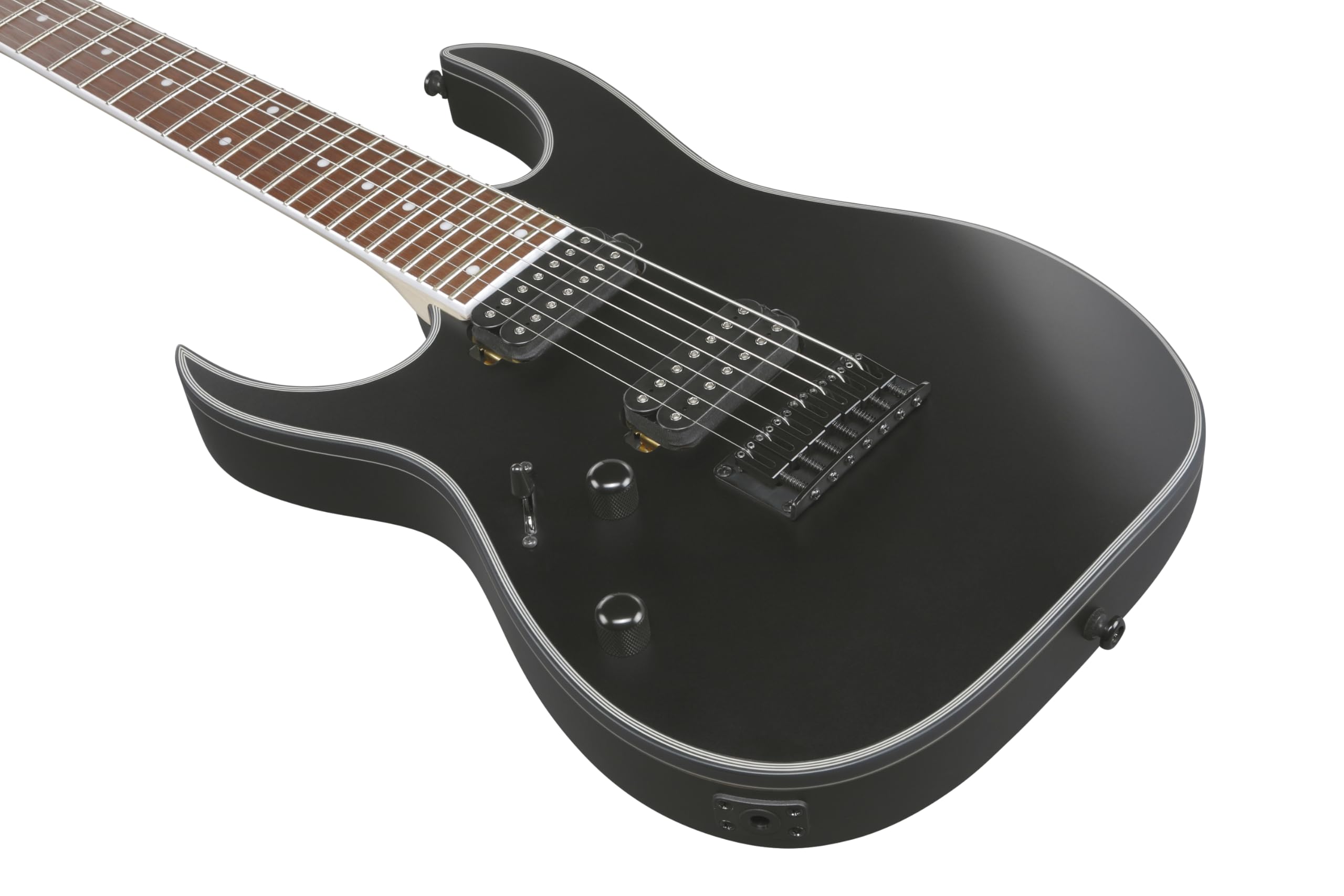 Amazon | Ibanez(アイバニーズ) エレキギター 7弦 左利き用 Black Flat